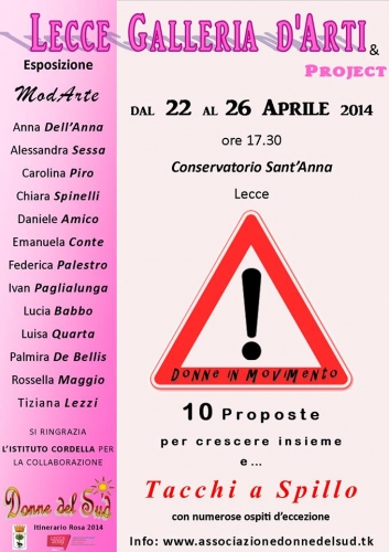 Locandina evento Donne del Sud