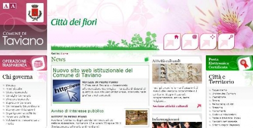Comune di Taviano: presentato il nuovo portale Istituzionale