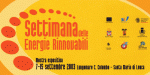 "La settimana delle Energie Rinnovabili dal 7 al 15...