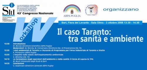"Il caso Taranto: tra sanità e ambiente"