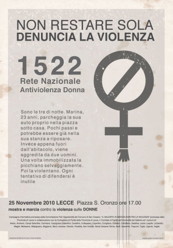 Giornata Internazionale contro la Violenza sulle Donne, iniziativa...